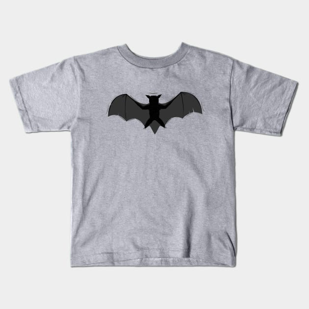 Bat plaf Kids T-Shirt by Curvilineo